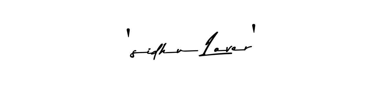 How to make 'sidhu Lover' name signature. Use Asem Kandis PERSONAL USE style for creating short signs online. This is the latest handwritten sign. 'sidhu Lover' signature style 9 images and pictures png