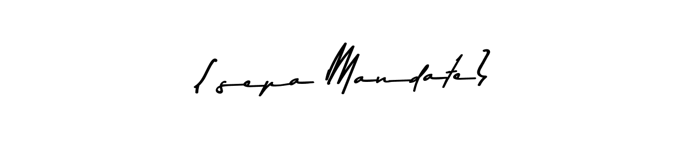 How to make (sepa Mandate) name signature. Use Asem Kandis PERSONAL USE style for creating short signs online. This is the latest handwritten sign. (sepa Mandate) signature style 9 images and pictures png