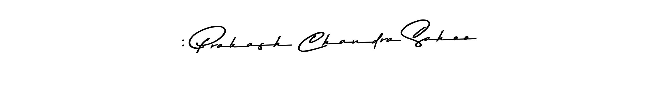 if you are searching for the best signature style for your name : Prakash Chandra Sahoo. so please give up your signature search. here we have designed multiple signature styles  using Asem Kandis PERSONAL USE. : Prakash Chandra Sahoo signature style 9 images and pictures png