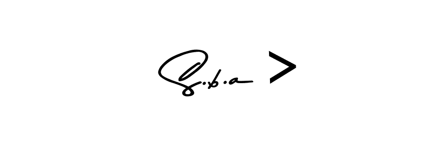 Make a beautiful signature design for name < S.b.a >. Use this online signature maker to create a handwritten signature for free. < S.b.a > signature style 9 images and pictures png