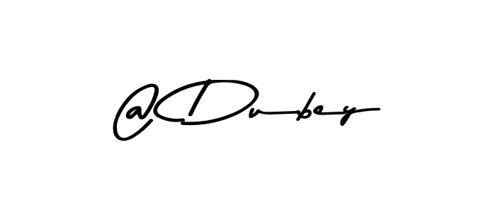 Use a signature maker to create a handwritten signature online. With this signature software, you can design (Asem Kandis PERSONAL USE) your own signature for name @ Dubey. @ Dubey signature style 9 images and pictures png