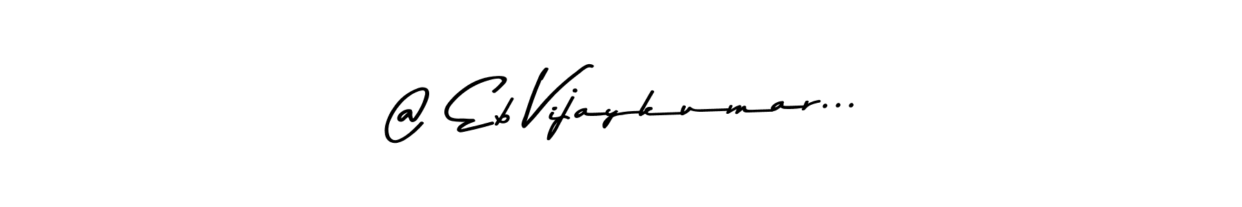 Also we have @ Eb Vijaykumar... name is the best signature style. Create professional handwritten signature collection using Asem Kandis PERSONAL USE autograph style. @ Eb Vijaykumar... signature style 9 images and pictures png