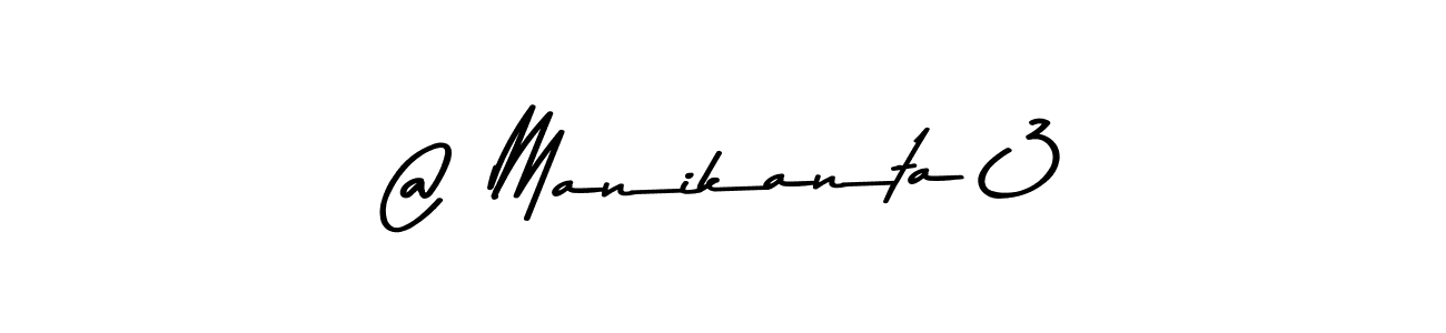 Design your own signature with our free online signature maker. With this signature software, you can create a handwritten (Asem Kandis PERSONAL USE) signature for name @ Manikanta 3. @ Manikanta 3 signature style 9 images and pictures png