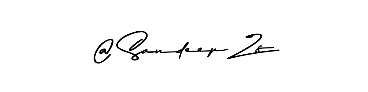 Also we have @ Sandeep Zs name is the best signature style. Create professional handwritten signature collection using Asem Kandis PERSONAL USE autograph style. @ Sandeep Zs signature style 9 images and pictures png