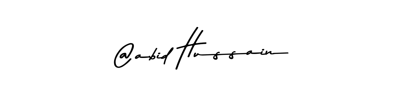 @abid Hussain stylish signature style. Best Handwritten Sign (Asem Kandis PERSONAL USE) for my name. Handwritten Signature Collection Ideas for my name @abid Hussain. @abid Hussain signature style 9 images and pictures png