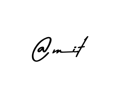 The best way (Asem Kandis PERSONAL USE) to make a short signature is to pick only two or three words in your name. The name @mit include a total of six letters. For converting this name. @mit signature style 9 images and pictures png