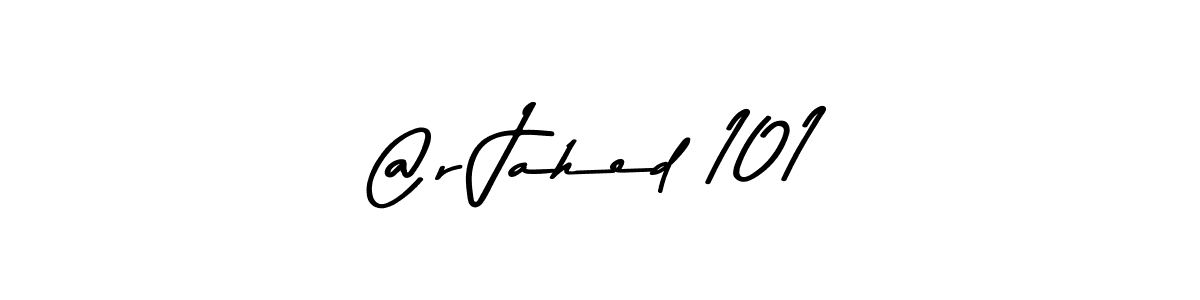 Design your own signature with our free online signature maker. With this signature software, you can create a handwritten (Asem Kandis PERSONAL USE) signature for name @r Jahed 101. @r Jahed 101 signature style 9 images and pictures png