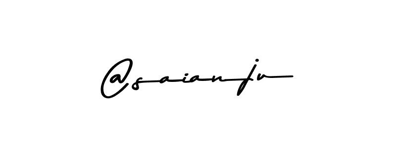 Use a signature maker to create a handwritten signature online. With this signature software, you can design (Asem Kandis PERSONAL USE) your own signature for name @saianju. @saianju signature style 9 images and pictures png