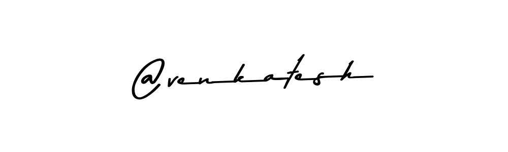 Make a beautiful signature design for name @venkatesh. With this signature (Asem Kandis PERSONAL USE) style, you can create a handwritten signature for free. @venkatesh signature style 9 images and pictures png