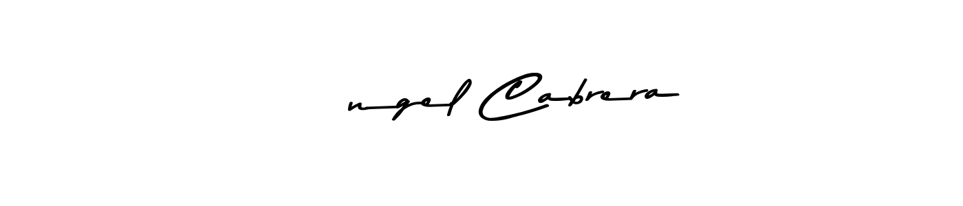 Asem Kandis PERSONAL USE is a professional signature style that is perfect for those who want to add a touch of class to their signature. It is also a great choice for those who want to make their signature more unique. Get Ángel Cabrera name to fancy signature for free. Ángel Cabrera signature style 9 images and pictures png