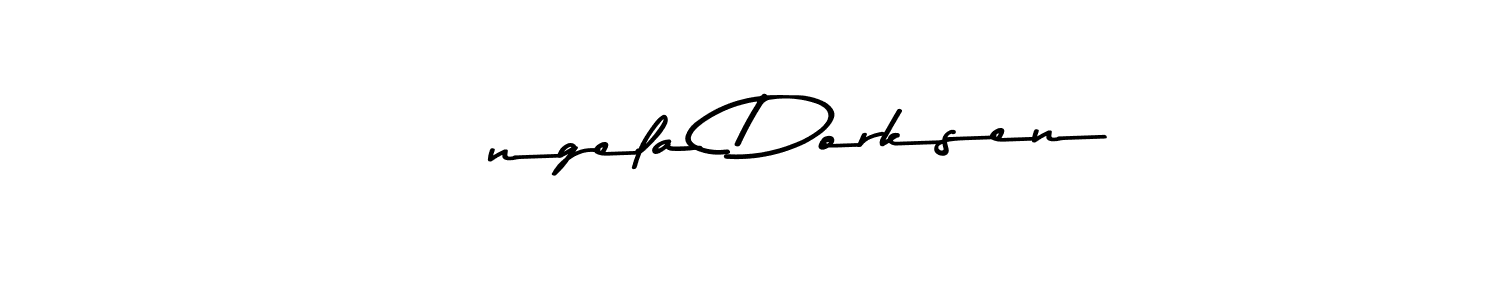 Make a beautiful signature design for name Ángela Dorksen. With this signature (Asem Kandis PERSONAL USE) style, you can create a handwritten signature for free. Ángela Dorksen signature style 9 images and pictures png