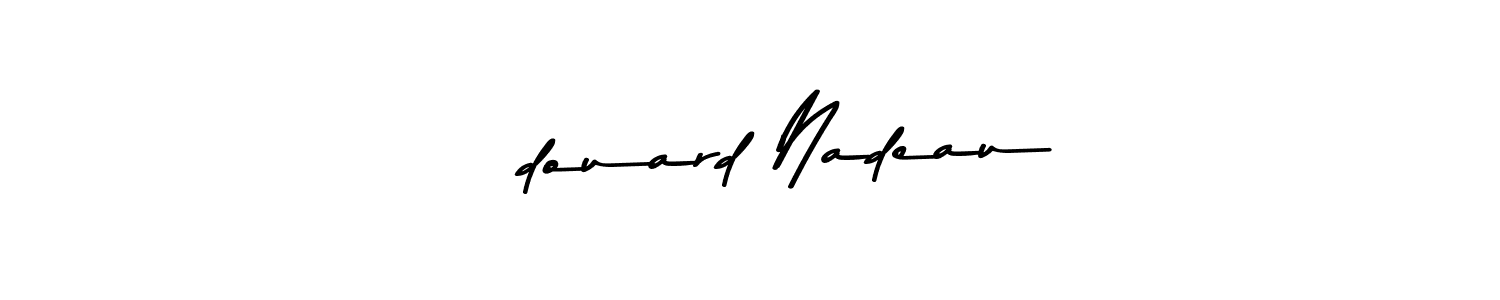 See photos of Édouard Nadeau official signature by Spectra . Check more albums & portfolios. Read reviews & check more about Asem Kandis PERSONAL USE font. Édouard Nadeau signature style 9 images and pictures png