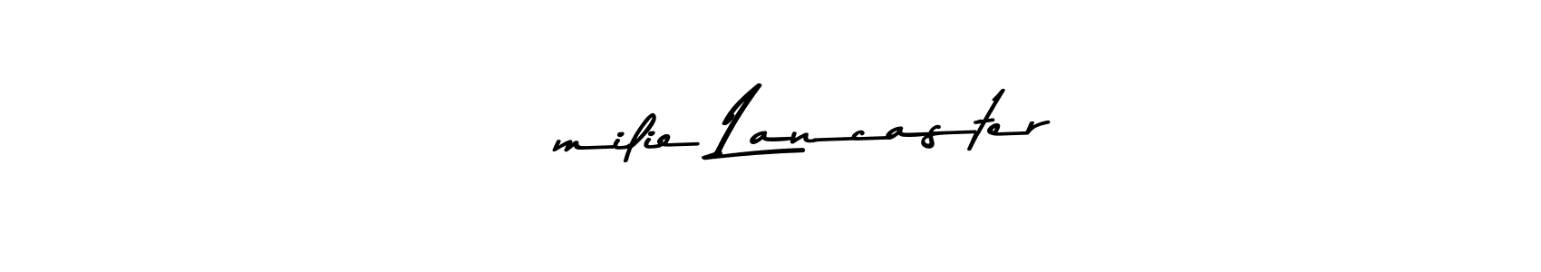 if you are searching for the best signature style for your name Émilie Lancaster. so please give up your signature search. here we have designed multiple signature styles  using Asem Kandis PERSONAL USE. Émilie Lancaster signature style 9 images and pictures png