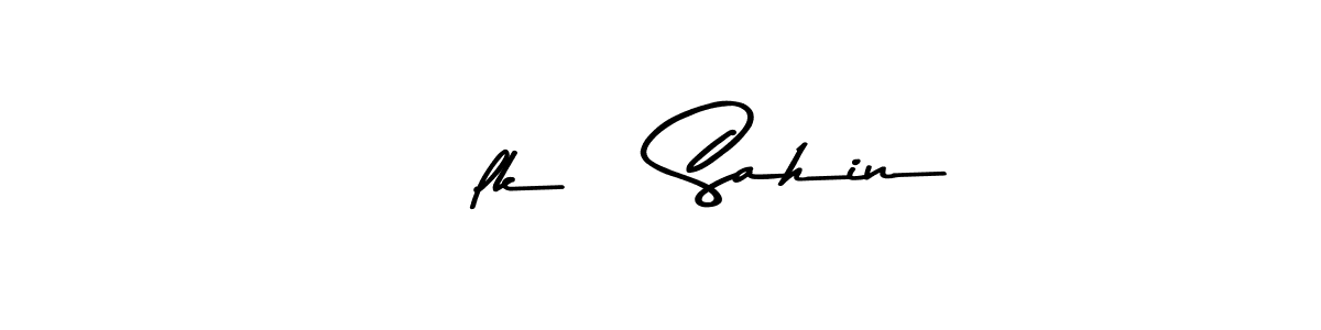 if you are searching for the best signature style for your name Ülkü Sahin. so please give up your signature search. here we have designed multiple signature styles  using Asem Kandis PERSONAL USE. Ülkü Sahin signature style 9 images and pictures png