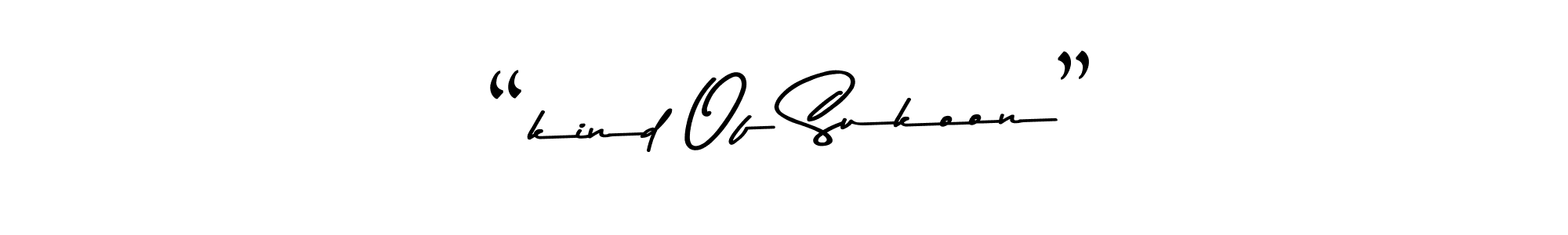 Use a signature maker to create a handwritten signature online. With this signature software, you can design (Asem Kandis PERSONAL USE) your own signature for name “kind Of Sukoon”. “kind Of Sukoon” signature style 9 images and pictures png