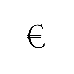 You can use this online signature creator to create a handwritten signature for the name €. This is the best online autograph maker. € signature style 9 images and pictures png