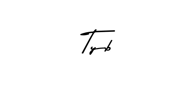You can use this online signature creator to create a handwritten signature for the name    Tyb. This is the best online autograph maker.    Tyb signature style 9 images and pictures png