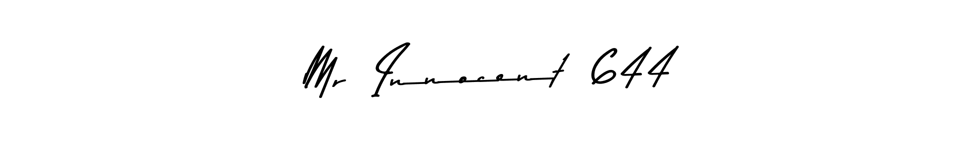 Make a beautiful signature design for name   Mr  Innocent  644. With this signature (Asem Kandis PERSONAL USE) style, you can create a handwritten signature for free.   Mr  Innocent  644 signature style 9 images and pictures png