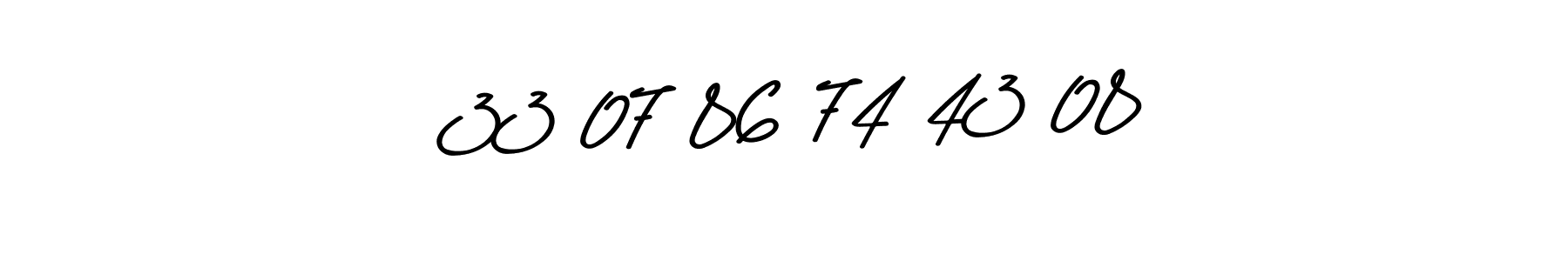 How to make  33 07 86 74 43 08 name signature. Use Asem Kandis PERSONAL USE style for creating short signs online. This is the latest handwritten sign.  33 07 86 74 43 08 signature style 9 images and pictures png