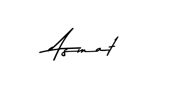 Make a beautiful signature design for name  Asmat. With this signature (Asem Kandis PERSONAL USE) style, you can create a handwritten signature for free.  Asmat signature style 9 images and pictures png