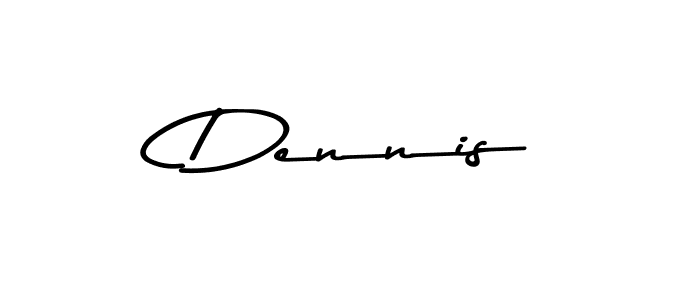 Design your own signature with our free online signature maker. With this signature software, you can create a handwritten (Asem Kandis PERSONAL USE) signature for name  Dennis.  Dennis signature style 9 images and pictures png