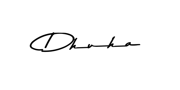 How to make  Dhuha signature? Asem Kandis PERSONAL USE is a professional autograph style. Create handwritten signature for  Dhuha name.  Dhuha signature style 9 images and pictures png