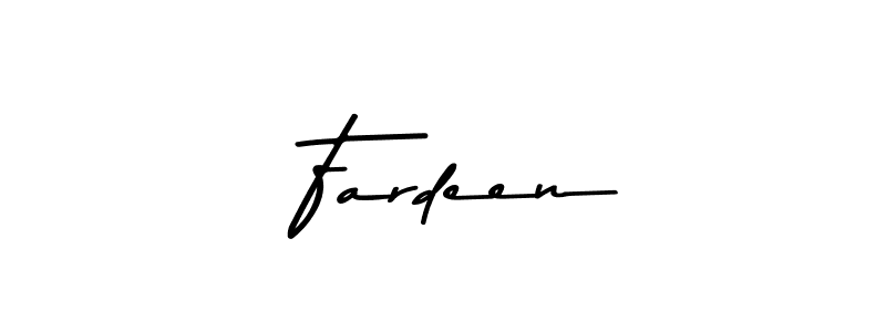 How to make  Fardeen signature? Asem Kandis PERSONAL USE is a professional autograph style. Create handwritten signature for  Fardeen name.  Fardeen signature style 9 images and pictures png