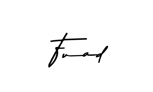 Make a beautiful signature design for name  Fuad. With this signature (Asem Kandis PERSONAL USE) style, you can create a handwritten signature for free.  Fuad signature style 9 images and pictures png