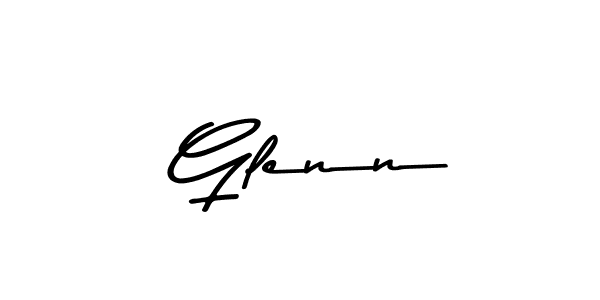 Make a beautiful signature design for name  Glenn. With this signature (Asem Kandis PERSONAL USE) style, you can create a handwritten signature for free.  Glenn signature style 9 images and pictures png