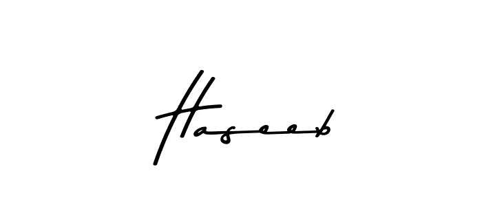 Here are the top 10 professional signature styles for the name  Haseeb. These are the best autograph styles you can use for your name.  Haseeb signature style 9 images and pictures png