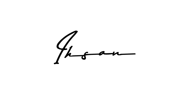 How to make  Ihsan signature? Asem Kandis PERSONAL USE is a professional autograph style. Create handwritten signature for  Ihsan name.  Ihsan signature style 9 images and pictures png