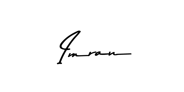 Use a signature maker to create a handwritten signature online. With this signature software, you can design (Asem Kandis PERSONAL USE) your own signature for name  Imran.  Imran signature style 9 images and pictures png