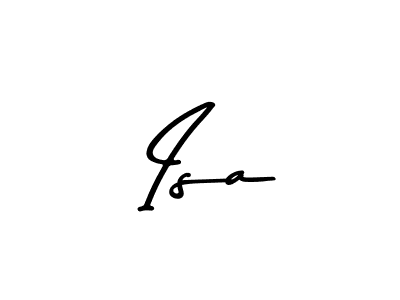 Design your own signature with our free online signature maker. With this signature software, you can create a handwritten (Asem Kandis PERSONAL USE) signature for name  Isa.  Isa signature style 9 images and pictures png