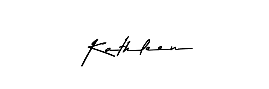 Design your own signature with our free online signature maker. With this signature software, you can create a handwritten (Asem Kandis PERSONAL USE) signature for name  Kathleen.  Kathleen signature style 9 images and pictures png