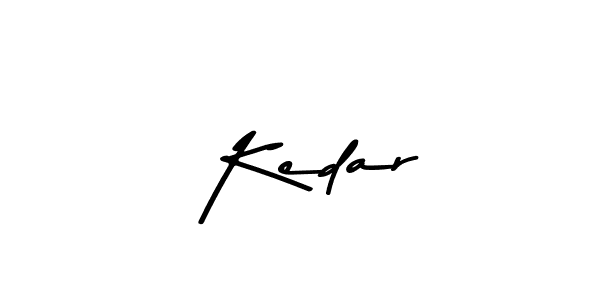 How to make  Kedar signature? Asem Kandis PERSONAL USE is a professional autograph style. Create handwritten signature for  Kedar name.  Kedar signature style 9 images and pictures png