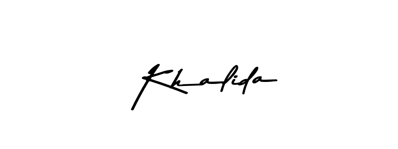 It looks lik you need a new signature style for name  Khalida. Design unique handwritten (Asem Kandis PERSONAL USE) signature with our free signature maker in just a few clicks.  Khalida signature style 9 images and pictures png