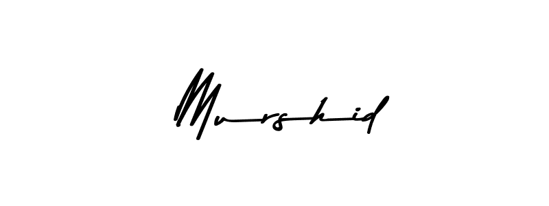You should practise on your own different ways (Asem Kandis PERSONAL USE) to write your name ( Murshid) in signature. don't let someone else do it for you.  Murshid signature style 9 images and pictures png