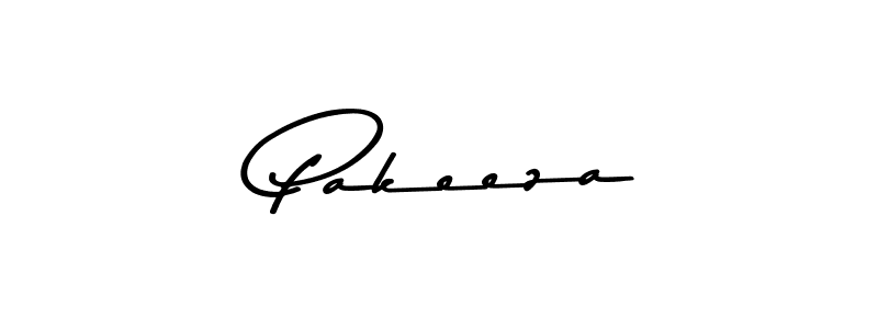 Make a beautiful signature design for name  Pakeeza. With this signature (Asem Kandis PERSONAL USE) style, you can create a handwritten signature for free.  Pakeeza signature style 9 images and pictures png