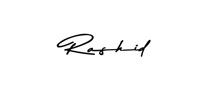 The best way (Asem Kandis PERSONAL USE) to make a short signature is to pick only two or three words in your name. The name  Rashid include a total of six letters. For converting this name.  Rashid signature style 9 images and pictures png