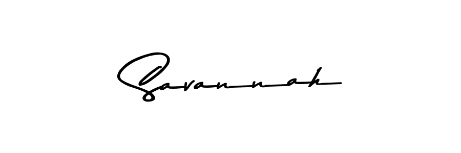 Design your own signature with our free online signature maker. With this signature software, you can create a handwritten (Asem Kandis PERSONAL USE) signature for name  Savannah.  Savannah signature style 9 images and pictures png