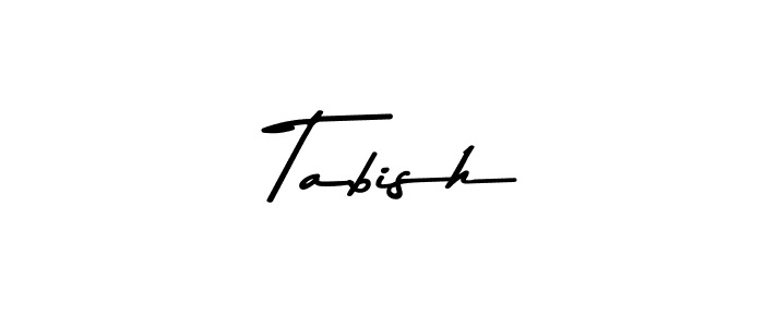 Create a beautiful signature design for name  Tabish. With this signature (Asem Kandis PERSONAL USE) fonts, you can make a handwritten signature for free.  Tabish signature style 9 images and pictures png