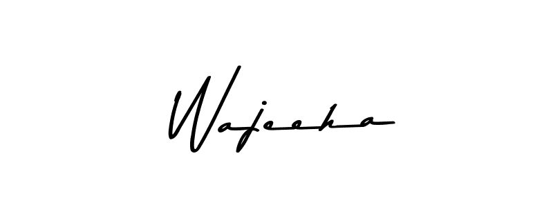 You should practise on your own different ways (Asem Kandis PERSONAL USE) to write your name ( Wajeeha) in signature. don't let someone else do it for you.  Wajeeha signature style 9 images and pictures png