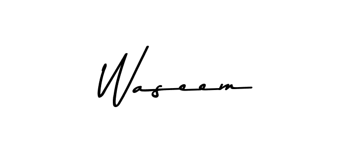 Create a beautiful signature design for name  Waseem. With this signature (Asem Kandis PERSONAL USE) fonts, you can make a handwritten signature for free.  Waseem signature style 9 images and pictures png