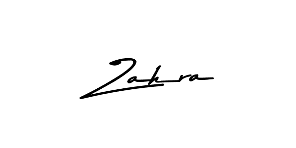 Create a beautiful signature design for name  Zahra. With this signature (Asem Kandis PERSONAL USE) fonts, you can make a handwritten signature for free.  Zahra signature style 9 images and pictures png