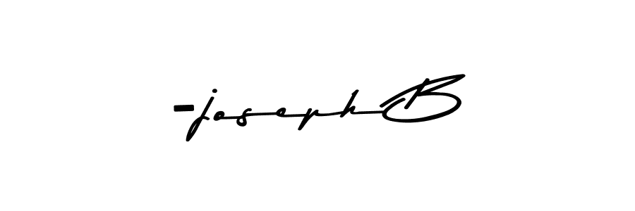 You should practise on your own different ways (Asem Kandis PERSONAL USE) to write your name (-joseph B) in signature. don't let someone else do it for you. -joseph B signature style 9 images and pictures png