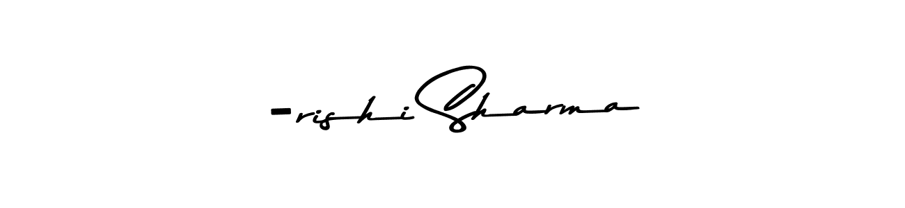 Use a signature maker to create a handwritten signature online. With this signature software, you can design (Asem Kandis PERSONAL USE) your own signature for name -rishi Sharma. -rishi Sharma signature style 9 images and pictures png