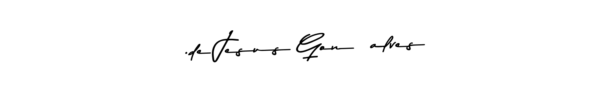 Make a beautiful signature design for name .de Jesus Gonçalves. Use this online signature maker to create a handwritten signature for free. .de Jesus Gonçalves signature style 9 images and pictures png