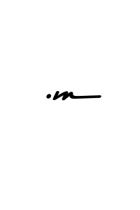 Make a beautiful signature design for name .m. With this signature (Asem Kandis PERSONAL USE) style, you can create a handwritten signature for free. .m signature style 9 images and pictures png