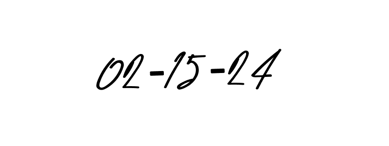 The best way (Asem Kandis PERSONAL USE) to make a short signature is to pick only two or three words in your name. The name 02-15-24 include a total of six letters. For converting this name. 02-15-24 signature style 9 images and pictures png