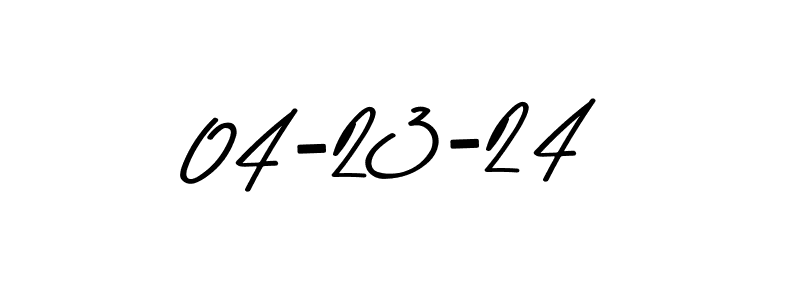 The best way (Asem Kandis PERSONAL USE) to make a short signature is to pick only two or three words in your name. The name 04-23-24 include a total of six letters. For converting this name. 04-23-24 signature style 9 images and pictures png